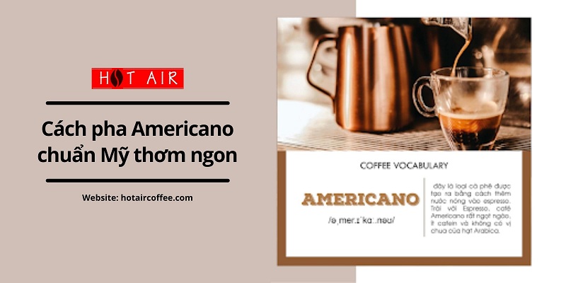 Cách pha americano